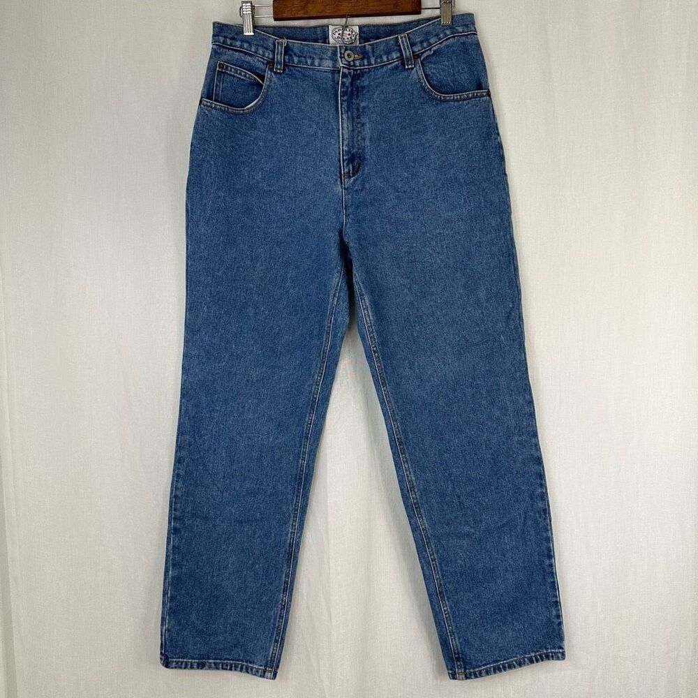 Vintage 90s Carolina Blues High Rise Mom Denim Jeans‎ Womens 14 Chic Minimalist